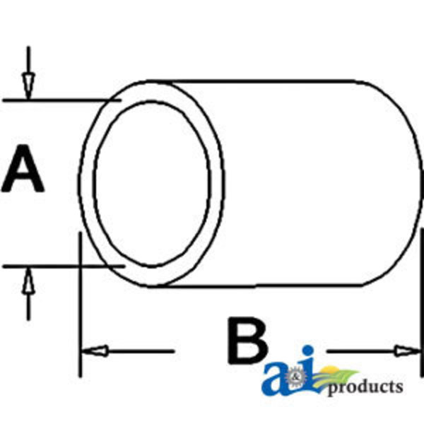 A & I Products Bulk Hose, 2 1/4" ID 2" x2" x37" A-HS22503